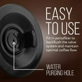 thumbnail image 4 of 8X Espresso Cleaning Kits Disc for Espresso Machines - 54mm Backflush Tablets for Espresso Makers Accessories,8 x Cleaning pad,Dark gray, 4 of 6