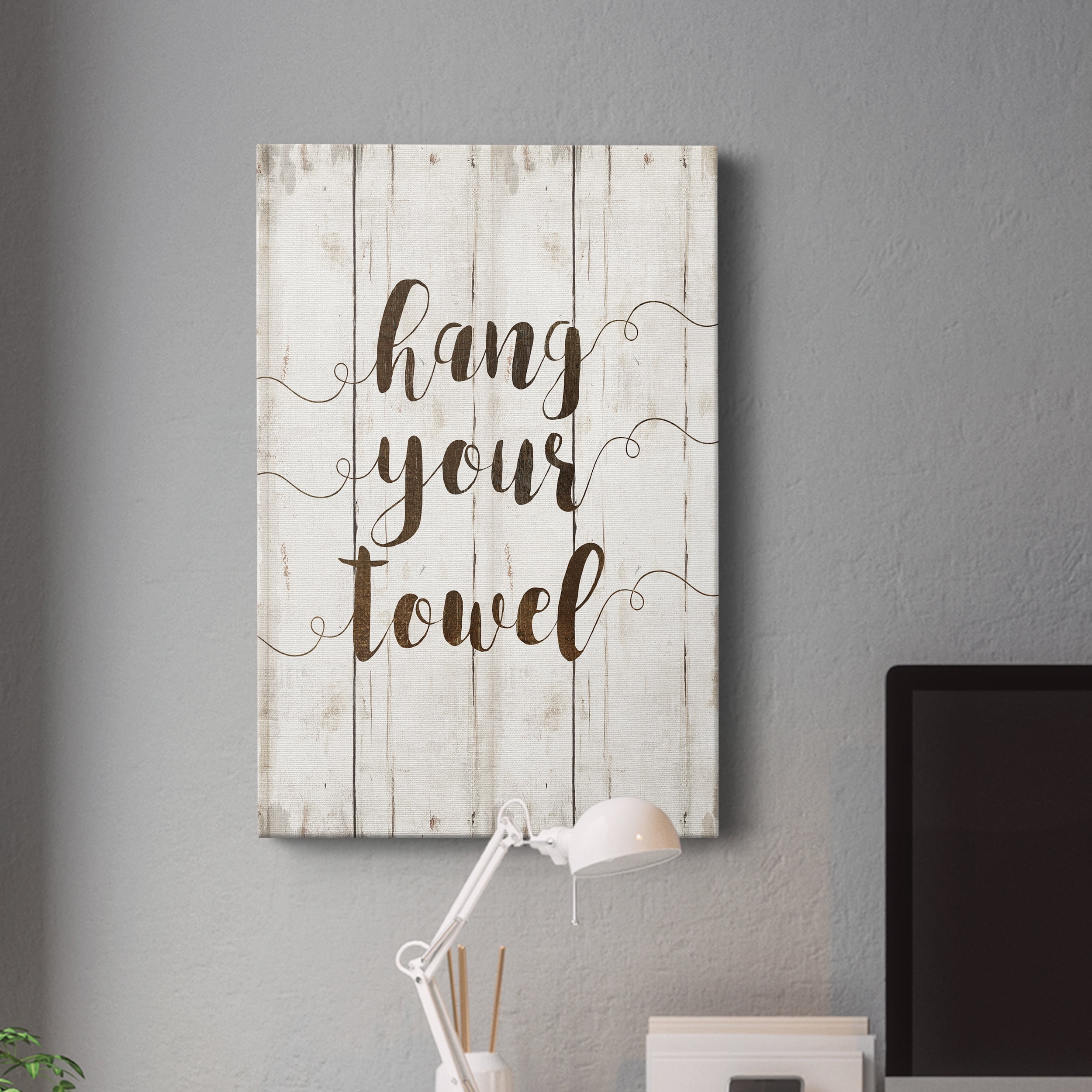 Hang Your Towel Premium Gallery Wrapped Canvas - Ready to Hang - 32 x 48