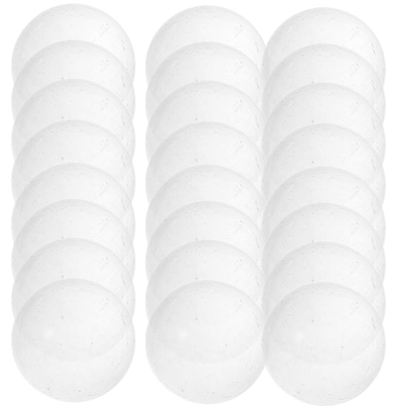 COMPUKAS 30Pcs Round Glass Marbles Transparent Marbles for Chinese Checkers and Creative Projects