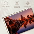 thumbnail image 6 of Elephant Stock Minneapolis Cityscape At Twilight Wall Art - Horizontal Canvas Wall Art - Living Room Wall Decor - City Canvas - Gray And Orange Decor - 39" x 26", 6 of 8