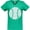 Kelly Green, variant on Inktastic Distressed Baseball in White Women's V-Neck T-Shirt