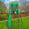 thumbnail image 5 of gobaplay 8.5' Tall 3 Kid Capacity Large Climbing Tower w/ 3 Climbing Levels, 5 of 9