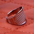 thumbnail image 3 of Cuadros Decorativos 4 unids/bolsa Protector de dedos anillo de plata dedal de costura ajustable Ndcxsfigh Nuevos Originales, 3 of 6