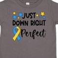 thumbnail image 4 of Inktastic Just Down Right Perfect Down Syndrome Awareness Ribbon Boys or Girls Toddler T-Shirt, 4 of 5