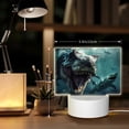thumbnail image 6 of Haiem Underwater Dinosaur Shark Pattern Acrylic Night Light Gift with 3 Color ModesTouch-Sensitive LED Lamp Perfect Gift for Mother's Day, Birthday, or Christmas, 6 of 9