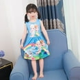 thumbnail image 1 of Chemises de Nuit de Princesse pour Petites Filles, Manches Courtes, Pyjama, Robe de Nuit, 1 of 2