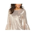thumbnail image 2 of MSK Womens Paillettes Crew Neck Blouse, 2 of 3