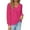 Rose Red, variant on Long Sleeve Blouses for Women Casual Dressy V-Neck Swiss Dot Tops with Puff