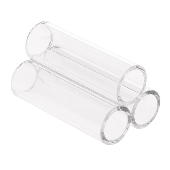 Aquarium Decoration Acrylic Tube Cave Fish for Tank Accessories Transparent Hideout Fish House Shrimp Hiding Spots