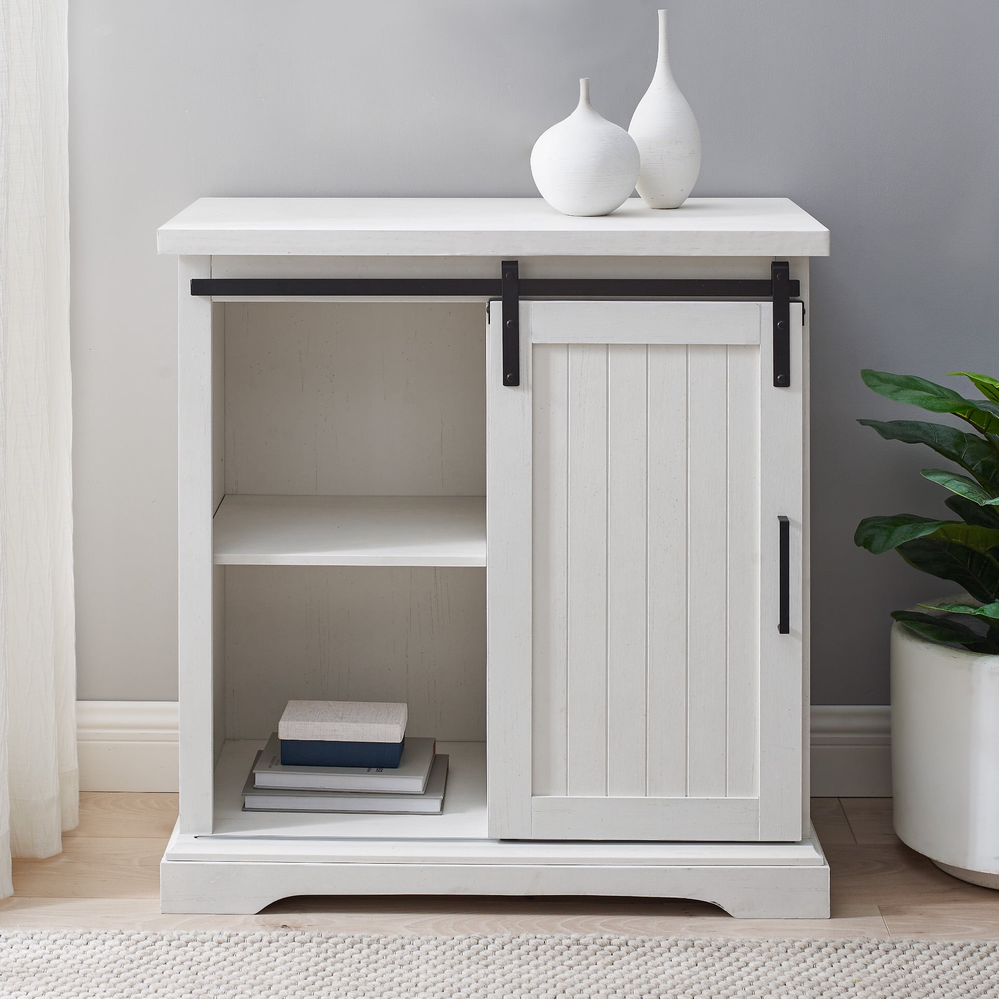 Manor park farmhouse barn on sale door accent cabinet