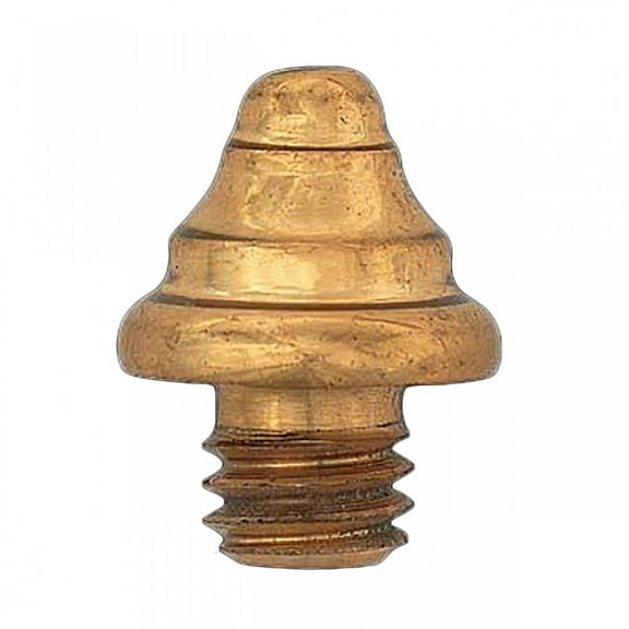 Renovators Supply Brass Medium Cabinet Door Hinge Finial Pair 1/2 in Kitchen Cabinet Hinge Finial w/Decor Tip