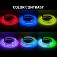 thumbnail image 2 of BTF-LIGHTING WS2812B Tira de luces LED 1m 5m 30LEDs/m 60LEDs/m IP30 IP65 IP67 5050SMD Direccionable individualmente PCB blanco negro flexible Tira de píxeles LED a todo color Dream Color DC5V, 2 of 5