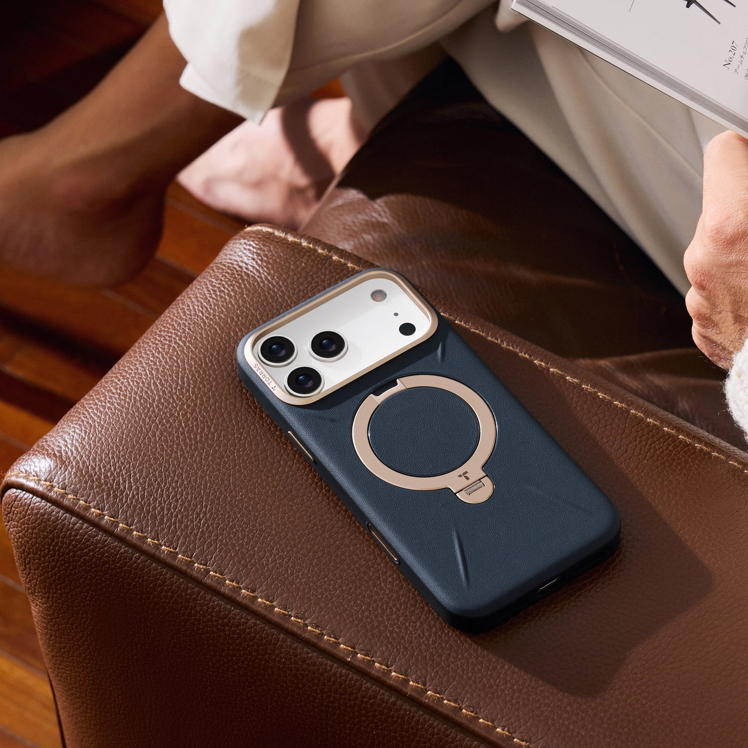 TORRAS Ostand Q3 VegSkin Case, iPhone 17 Pro