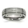 thumbnail image 6 of Titanium 6mm Satin Mens Wedding Ring Band Size 9.5, 6 of 6