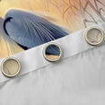 thumbnail image 4 of Feelyou 3D Jungle Crane Blackout Curtains Set of 2 (52x84 Each), Animal Wildlife Window Curtains, Rustic Farmhouse Curtains and Drapes, Window Curtains Bedroom Decor, 4 of 6