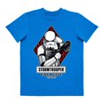 thumbnail image 1 of Playera Para Niño Lucasfilm Star Wars Cuello Redondo Manga Corta Talla 6 Azul Rey, 1 of 1