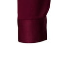 thumbnail image 6 of VgaVtl Mens Long Sleeve Shirt Turn Down Collar Cotton Dress Shirts Mens Tops Button up Office Solid Slim Bottoming Red Shirts, 6 of 7