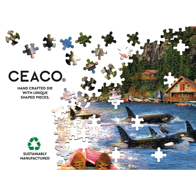 Ceaco 500 Piece Orca Leap (Jason Taylor) Interlocking Jigsaw