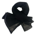 thumbnail image 3 of Colaxi Netting Mesh Scarf Sports Lightweight Neckerchief Scarves Hunting Scarf black, 3 of 8