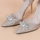 thumbnail image 5 of 2XElegant Shoes Hebilla Decoración Manualidades Adornos Apliques Abrazaderas DIY Moda Argén Jinwen Amuleto de zapatos, 5 of 7