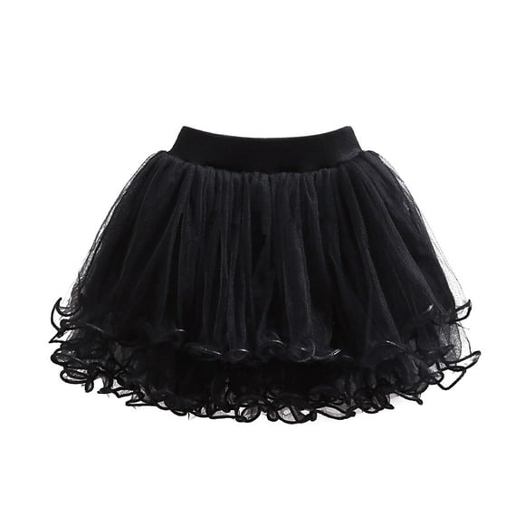 Bysome Robes d'Été pour Filles Jupe de Printemps Cadeau Jupe en Maille pour Filles Jupe à Perles Jupe de Base Pengpeng Quatre Saisons 7-8 Ans
