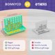 thumbnail image 4 of BONNYCO Juego de 4 en Raya, paquete de 16 mini juegos de mesa de viaje, 4 of 9