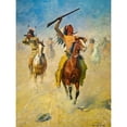 thumbnail image 3 of Shreyvogel, Charles 12x14 Black Modern Framed Museum Art Print Titled - A Hot Trail, 3 of 5