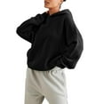 thumbnail image 4 of toraway Sweat à Capuche pour Femmes, Fermeture Éclair, Mode Décontractée, Manches Longues, Automne 2023, 4 of 4
