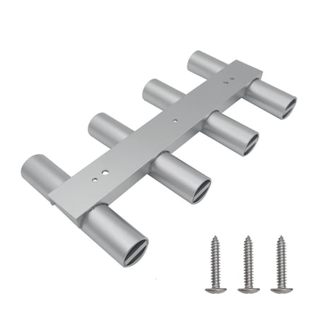 Youthyao Aluminium Boats Fishing Rod Frame Brackets 4 Rods Tube Poles Holders for Boats Marine Fishing Box Kayak Yachts