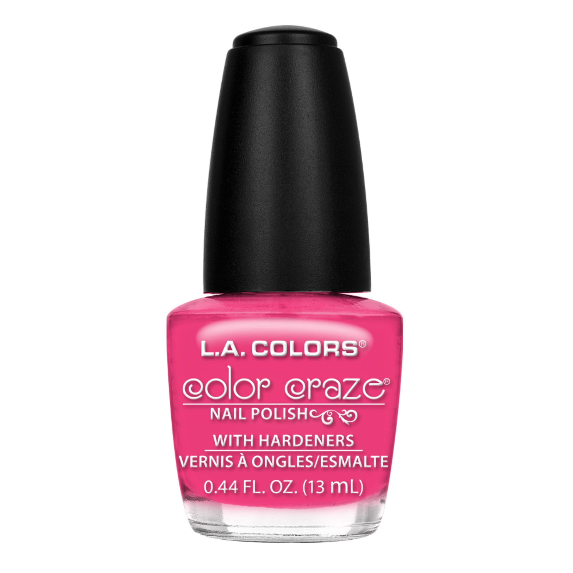 (6 pack) L.A. COLORS Color Craze Nail Polish, Lightning, 0.44 fl oz