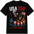 thumbnail image 4 of USA 250 Patriotic Dachshund T-Shirt, 1776–2026 America Graphic Tee, 4 of 6