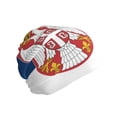 thumbnail image 2 of Wave Serbian Flag Winter Neck Gaiter Warmer Face Mask Warm Face Scarf Cover For Cold Weather Outdoor, 2 of 7