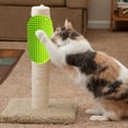 thumbnail image 4 of Kitten Scratching Post Easy Grip Anti-slip Portable Pet Cat Scratching Post Combing Grooming Deep Hair Removal Pet Hair Brush, 4 of 8