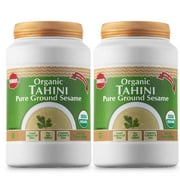 (2 Pack) Baron Organic Pure Ground Sesame Tahini, 16 Oz