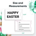 thumbnail image 2 of Swipe It Easter Gift Card Holder, Money Credit Card Size Paper Gift Card Sleeves Bulk, Happy Easter Party Holiday Gifts, White, 25 Pack, 2 of 6