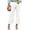 Cream White, variant on Women's Wide Leg Jeans Denim Pants Crop Flare Leg Jeans High Waisted Stretchy Straight Leg with Buttoned AnklesTrendy Casual with Pocket Light Blue