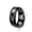 Black, variant on Health Monitoring Rings with Innovative Temperature Change Feature Waterproof Jewelry Stainless Steel Finger Accessory