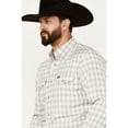 thumbnail image 2 of Wrangler Men's Plaid Print Long Sleeve Performance Snap Western Shirt - 112333324 Medium, 2 of 4