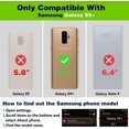 thumbnail image 2 of Fashion Fun para Samsung Galaxy S9 Plus Funda, Silicona Dibujos Animados Kawaii Divertido Lindo Cool Fashion Fashion Unique Designer Fun Fidget Cover para niños niñas L, 2 of 5