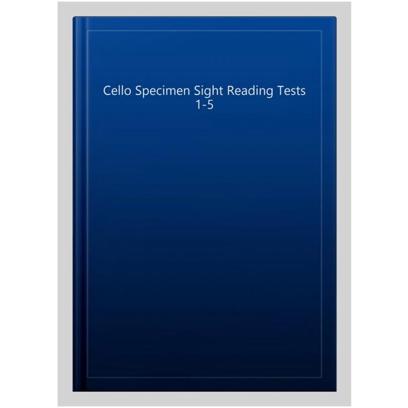 Pre-Owned Cello Specimen Sight-Reading Tests, ABRSM Grades 1-5