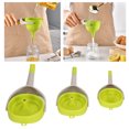 thumbnail image 5 of Silicone Collapsible Kitchen Funnel Set - 3 Sizes, Stain and Odor Resistant, Portable, Ideal for Liquid and Powder Transfer, 5 of 9