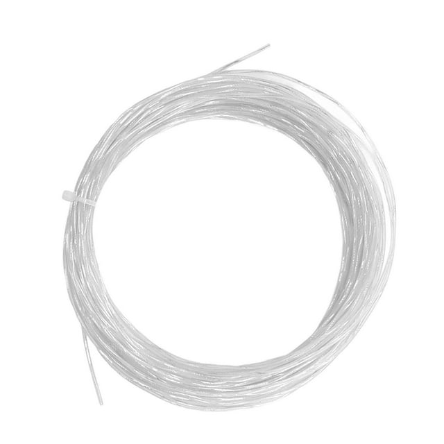 Cuerdas de Tenis, 12,2 m, 1,30 mm, Nailon ElásTico, Alambre para Raqueta de Tenis, Cuerda de Tenis, Cuerda para Raquetas de Tenis para Reemplazar la Línea Daña de la Raqueta
