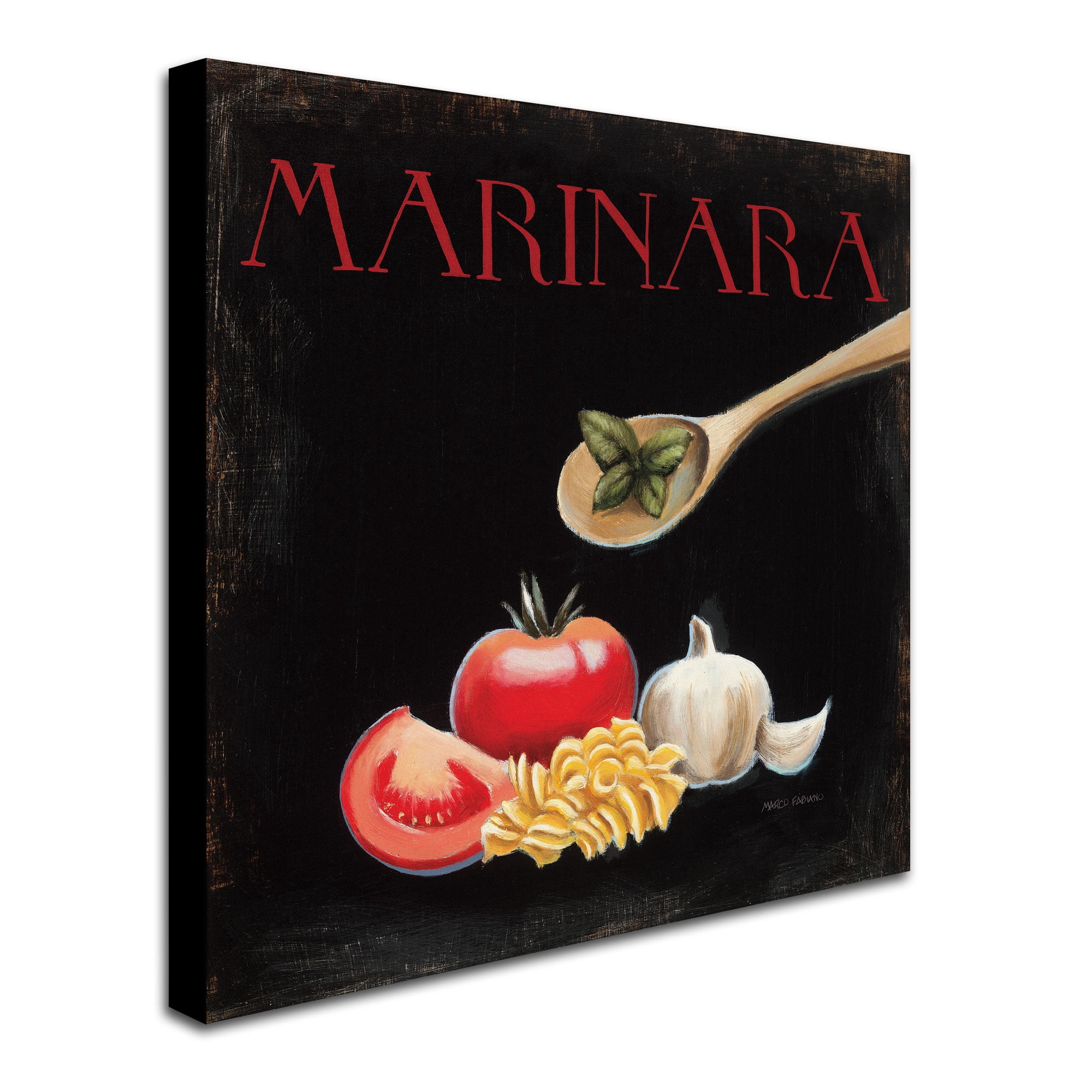 Trademark Fine Art "Italian Cuisine IV" Canvas Art by Marco Fabiano