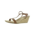 thumbnail image 3 of Style & Co. Womens Mulan Faux Leather  Wedge Sandals, 3 of 3