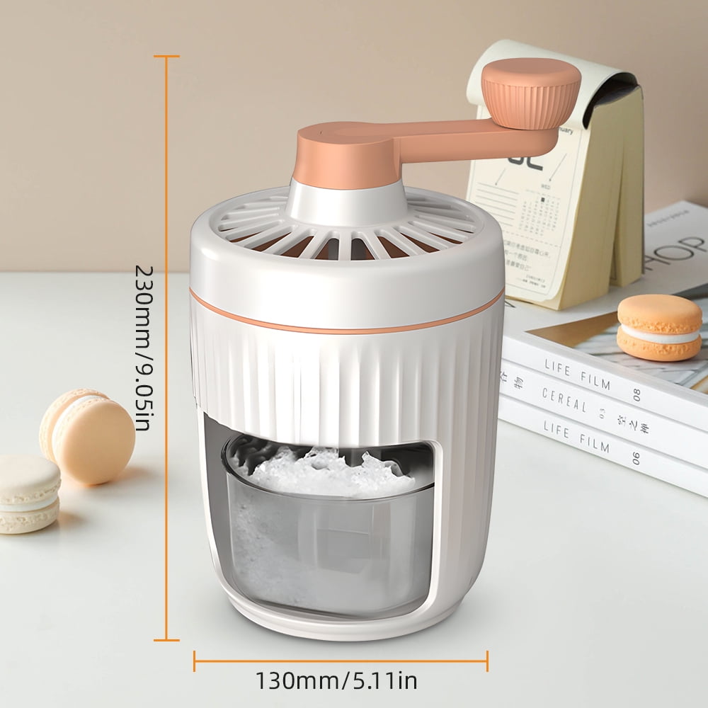 Shaved Ice Machine,Ice Cream/snowcone Shaved Ice - Cone With Stainless Crank Maker With Maker With Free With Stainless Steel Ice Portable Snow - Hand Crank Hand Crank Maker Snow Cone B S Ice