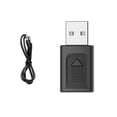 thumbnail image 1 of Transmisor Receptor de Audio Bluetooth 5.0 4 en 1 Mini Jack de 3.5mm AUX USB Adaptador Inalámbrico de Música Estéreo Kearding EL2824-00B, 1 of 2