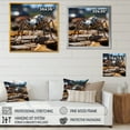 thumbnail image 5 of Designart "Antics In The Industrial World III" Animals Ant Picture Framed Canvas Art Print, 5 of 5