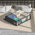 thumbnail image 2 of UnderBedClothesStorageBinsBreathableFabricClothesOrganizerForBeddingsComfortersPillows, 2 of 4