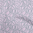thumbnail image 1 of oneOone Rayon Pastel Pink Fabric Abstract Circle Craft Projects Decor Fabric Printed By The Yard 56 Inch Wide, 1 of 4