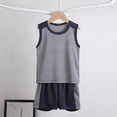 thumbnail image 2 of UAYOTSE Boy's Clothing Sets Quick Dry Short Sleeve Tee and Track Shorts Set 2 Piece Athletic Outfits,Sizes 13-14 Years, 2 of 6